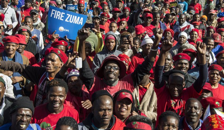 GroundUp: Protesters demand secret ballot for Zuma