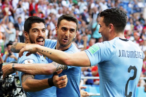 World Cup results: Suarez seals Egypt’s fate as Uruguay beat Saudi Arabia