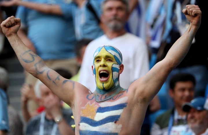 In pictures: Uruguay romp to top of Group A, Egypt go home without a win