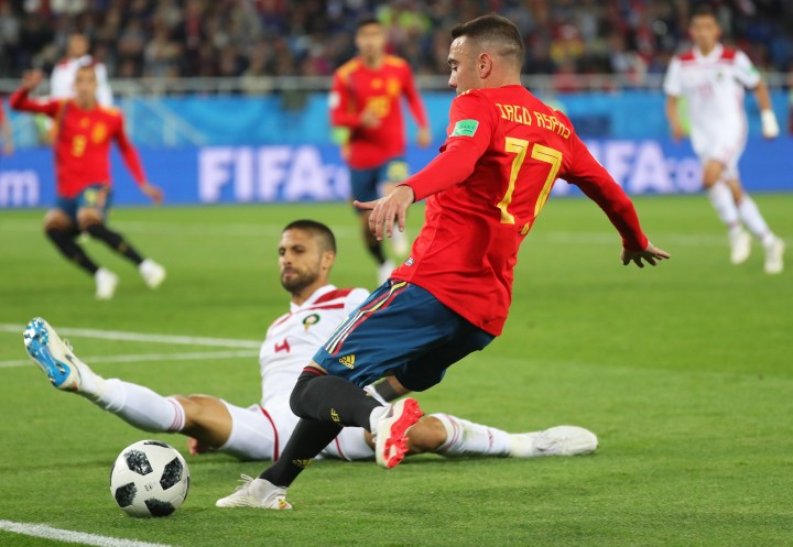 Last-gasp Aspas sees Spain draw 2-2 with Morocco