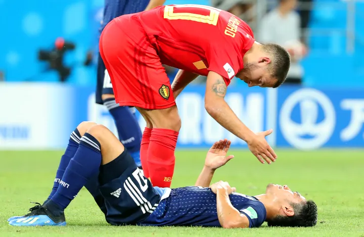 In Pictures: Belgium bounce back as brave Japan bow out