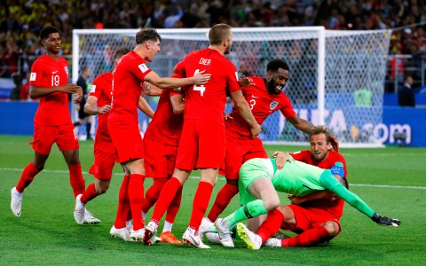 In Pictures: England end penalty jinx to edge Colombia in shootout