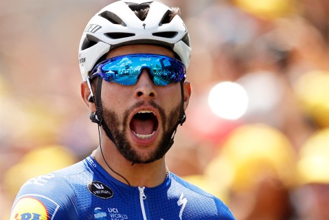 In Pictures: Froome crashes as Gaviria takes first stage honours