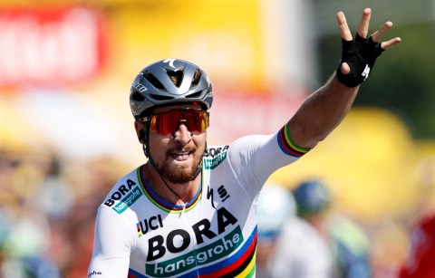In Pictures: Sagan wins second stage and takes yellow