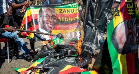 Zanu-PF’s Emmerson Mnangagwa declared president