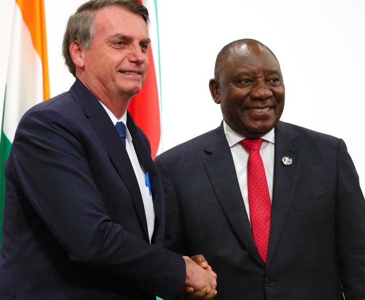 Ramaphosa arrives in Brazil amid worry over Bolsonaro’s intentions