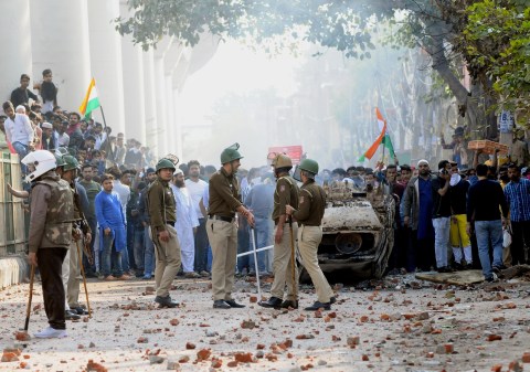 Death toll rises to 20 from riots in Indian capital; hundreds badly injured