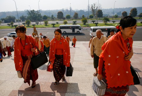 Myanmar’s parliament blocks bid by Suu Kyi party to reduce army power