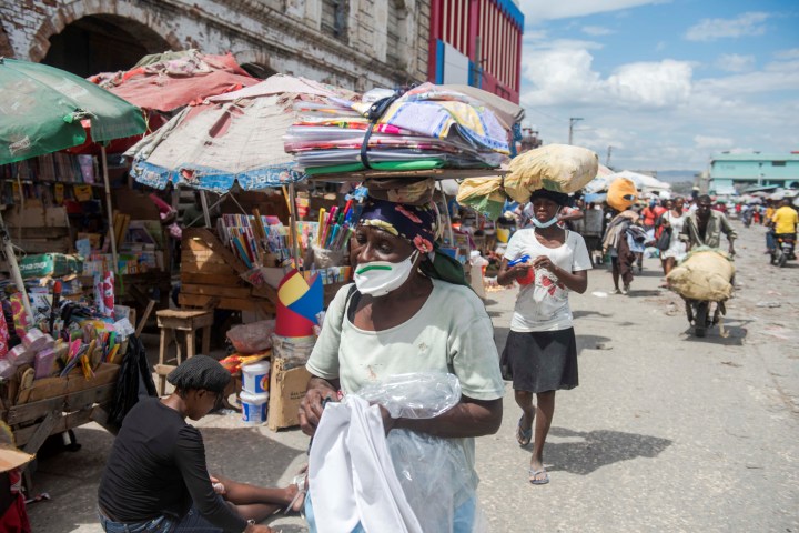Haiti’s Scouts set up mobile hand washing sinks to ward off coronavirus