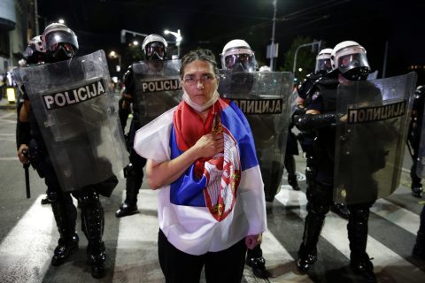 Serbia backpedals from planned weekend lockdown after protests