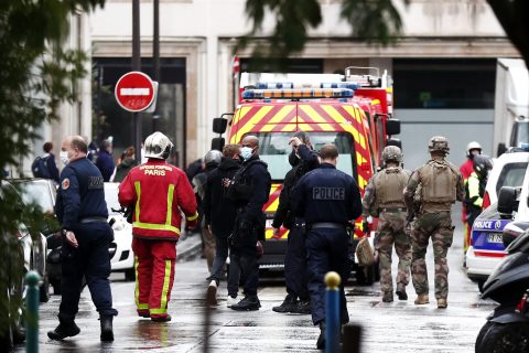 At least two stabbed near Charlie Hebdo’s former offices in Paris