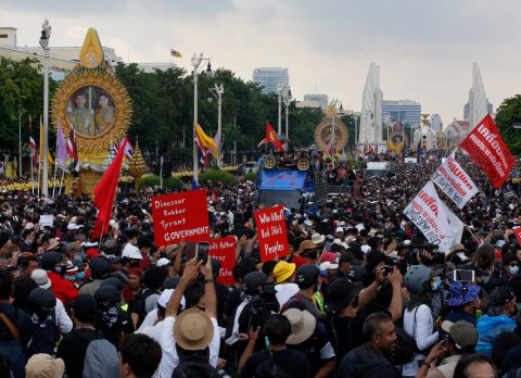 Thailand bans protests as challenge to establishment escalates