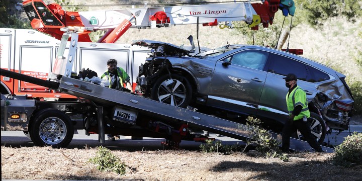 Two golfers, two car crashes, Cayeux is back; will Tiger make it too?