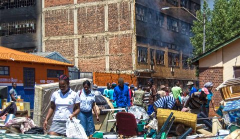 In photos: Jeppestown eviction