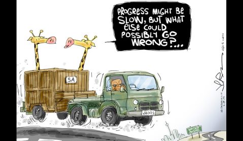 Cartoon: Progress may be slow