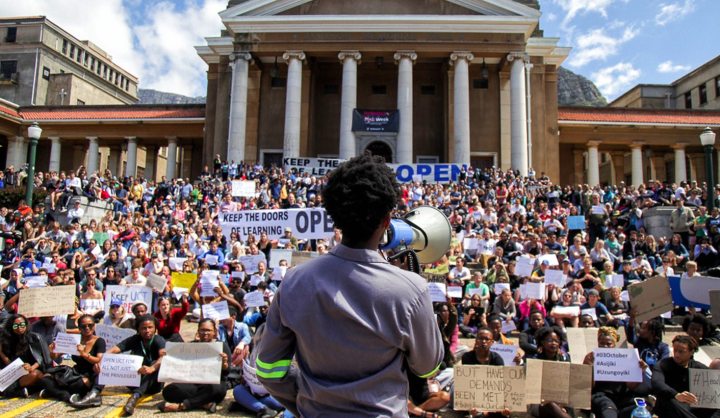 GroundUp: Thousands of students and staff hold silent protest for UCT to stay open
