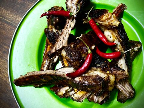 What’s cooking today: Asian-basted lamb ribs on the braai