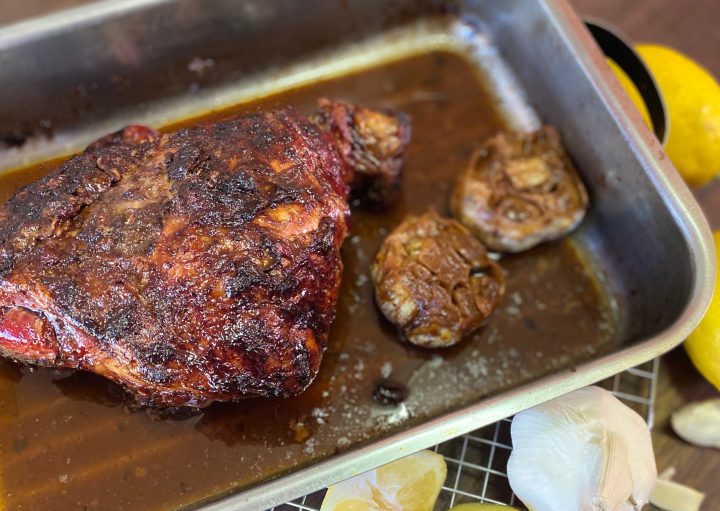 Lockdown Recipe of the Day: Garlic-roasted slow-cooked leg of lamb