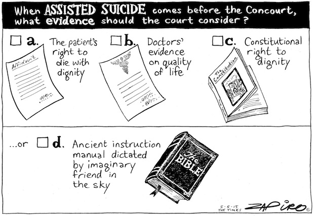 The Question of Assisted Suicide in front of Concourt