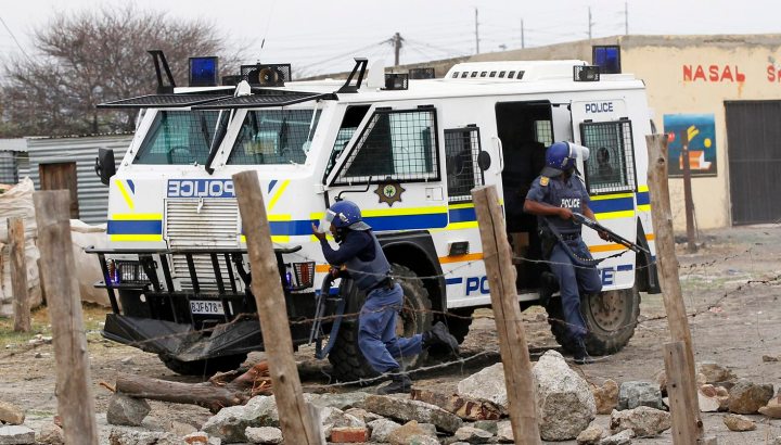 SA’s messy tapestry of community protests, political intimidation and police brutality