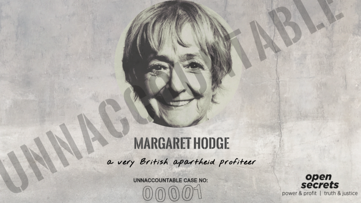 Dame Margaret Hodge MP – a very British apartheid profiteer