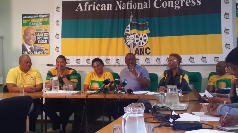 At ANC’s Cape Town birthday plans presser, subject of Zille dominates