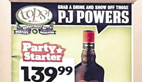 What’s in a name? PJ Powers disagrees with a liquor store advert