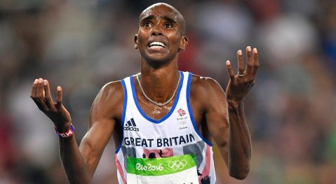 There’s Mo stopping him! Farah does the double-double