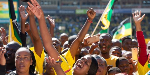 Festival atmosphere at final ANC rally – but not everyone was listening