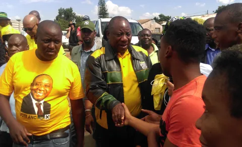 Ramaphosa promises water and electricity to Malema’s home turf in Seshego, Limpopo