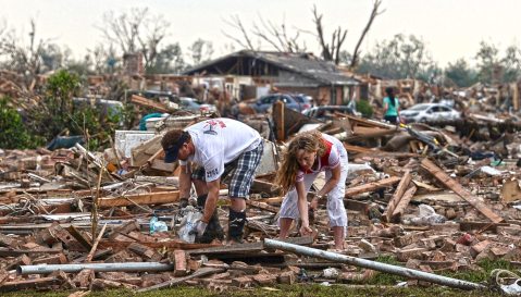Many Children Among 91 Feared Dead In Tornado-Hit Oklahoma