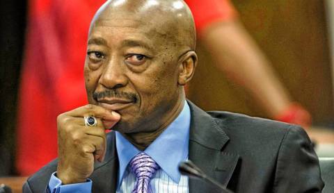 Silent, defiant Moyane holds press conference – or did he?