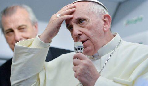 Pope says gays should not be marginalised