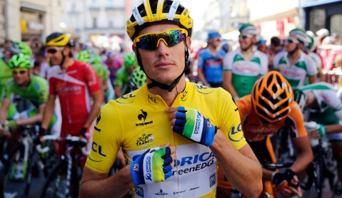 Impey on the edge: the Tour de France Yellow Jersey wearer busted