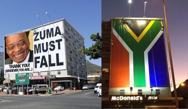 Trainspotter: How the erection and removal of a banner explains South African politics