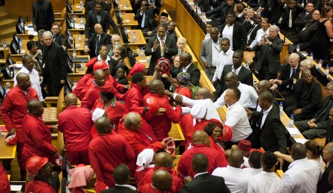 DA vs. Parliament: Legal tussle to ban police from National Assembly begins