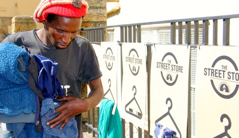 A homeless bazaar: Cape Town’s ‘Street Store’, where everything’s for free