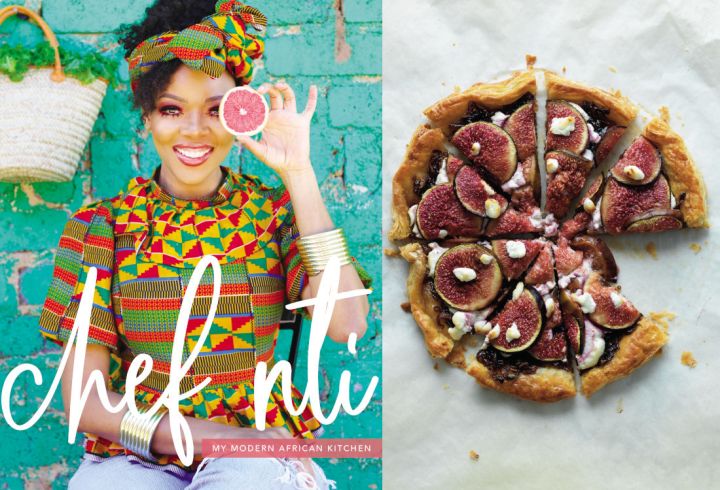 Whip up this delicious goat’s cheese and fig tart from Chef Nti’s new cookbook