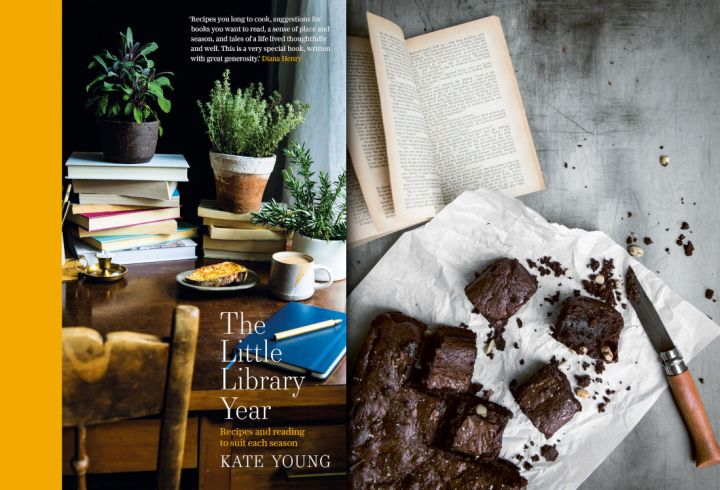 Dark and fudgy peanut and smoked salt brownies from ‘The Little Library Year’ – a cookbook with a literary difference
