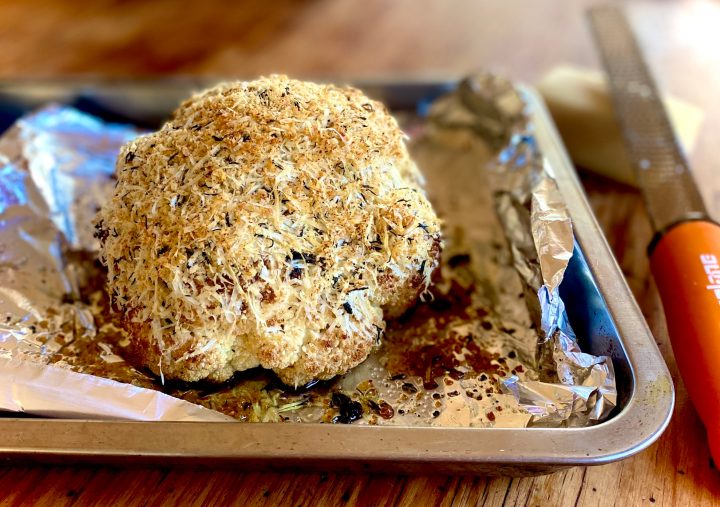 Lockdown Recipe of the Day: Roasted Cauliflower with a Panko-Parmesan crumb