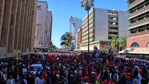 Opposition MDC protests for electoral reforms