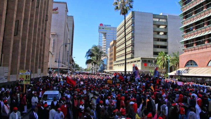 Opposition MDC protests for electoral reforms