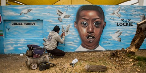 Tribute to Nathaniel: Eldorado Park hails artist’s mural in memory of slain Down syndrome teenager