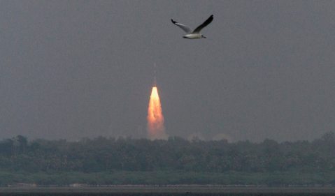 India joins the space age, with a bang