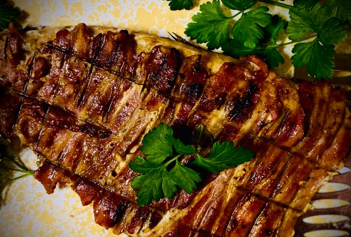 Lockdown Recipe of the Day: Braaied whole fish with streaky bacon