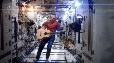 Astronaut’s ‘Space Oddity’ Music Video Goes Viral