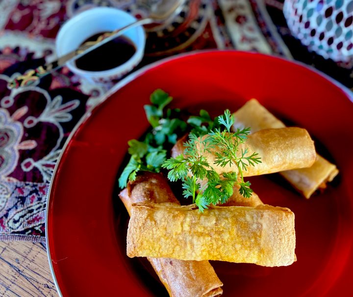 Lockdown Recipe of the Day: Curried chicken spring rolls