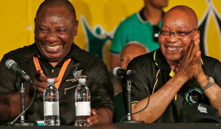 It’s just the ANC’s slow jump to… the right?