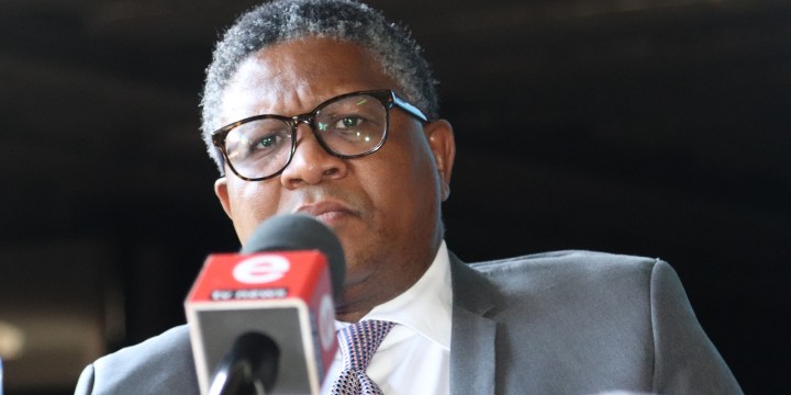 Mbalula speaks much, answers little in Metrorail fire aftermath
