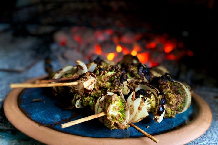 What’s cooking today: Tandoori-spiced broccoli skewers